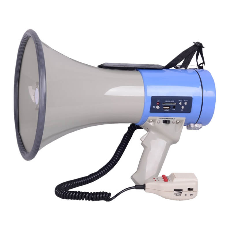"50W powerful megaphone speaker with microphone"